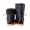 Snakeskin uggs black color SH-135