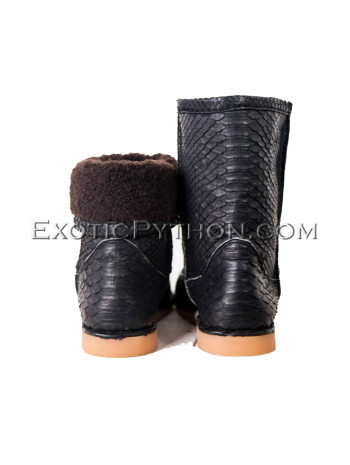 Snakeskin uggs black color SH-135