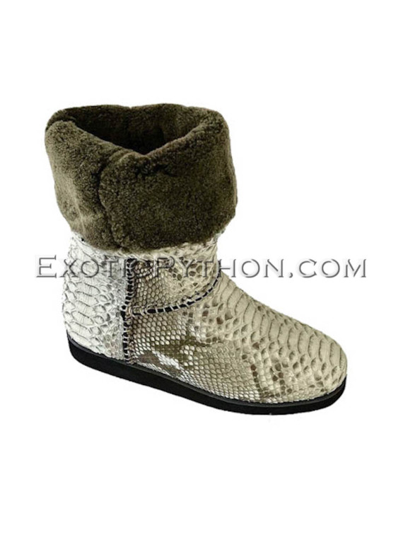 Snakeskin uggs natural color SH-136