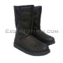 Snakeskin uggs black color SH-139