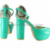 Python leather shoes SH-116