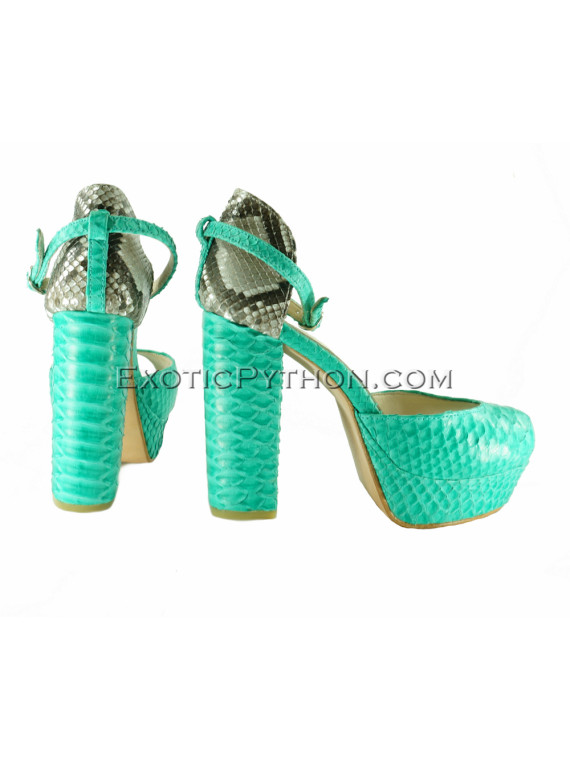 Python leather shoes SH-116