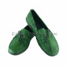 Green snakeskin moccasins SH-119