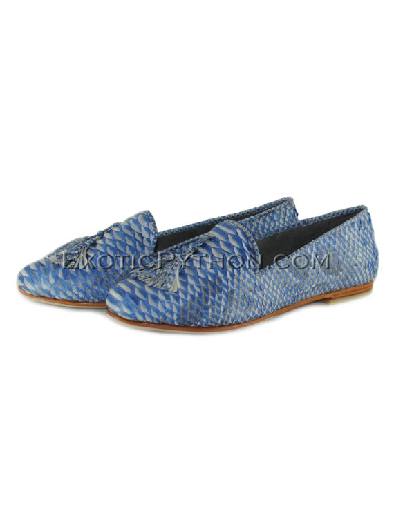 Python leather loafers SH-121