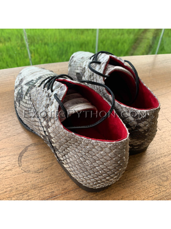 Natural python leather shoes for men's SH-126