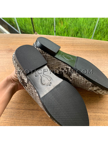 Natural python leather shoes for men's SH-126