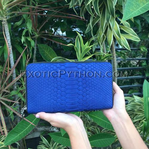 Python wallet blue color WA-100