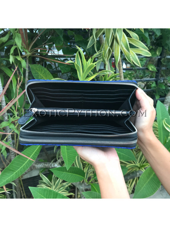 Python wallet blue color WA-100