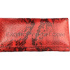 Python leather wallet gloss red motif WA-90