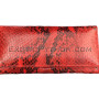 Python leather wallet gloss red motif WA-90