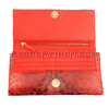 Python leather wallet gloss red motif WA-90