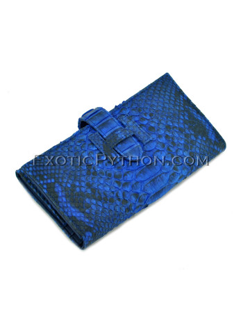 Python leather wallet blue motive WA-91