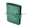 Python leather wallet gloss green motif WA-92