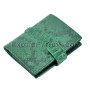 Python leather wallet gloss green motif WA-92