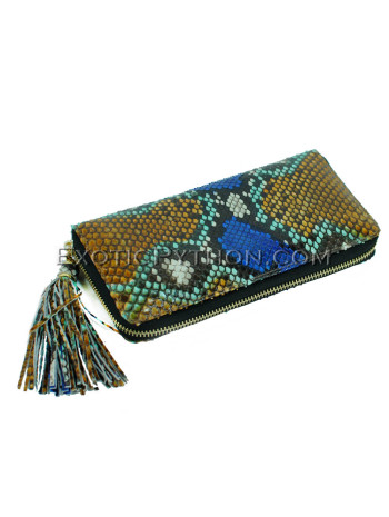 Python leather wallet color multi WA-93