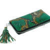 Python leather wallet green multi gloss WA-95