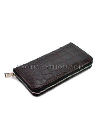 Brown crocodile  leather wallet WA-96