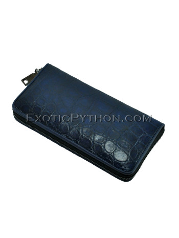 Blue crocodile  leather wallet WA-97