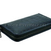 Blue crocodile leather wallet WA-97