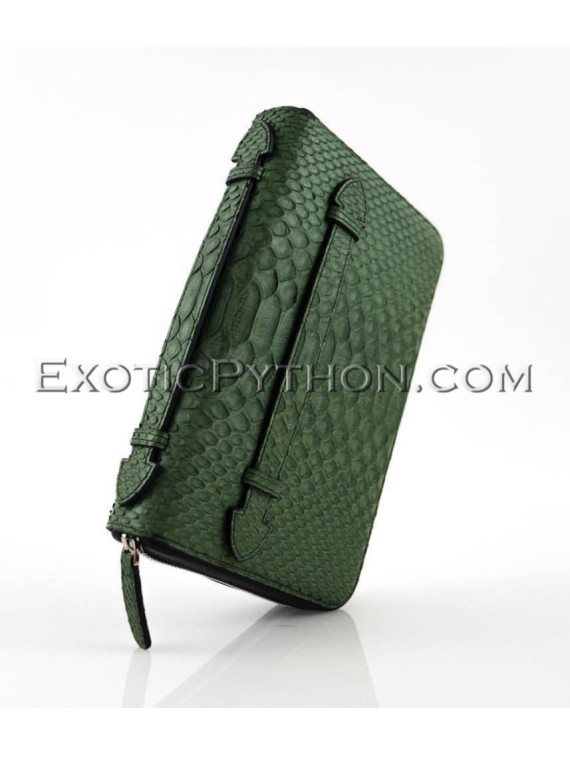 Snakeskin wallet green color WA-98