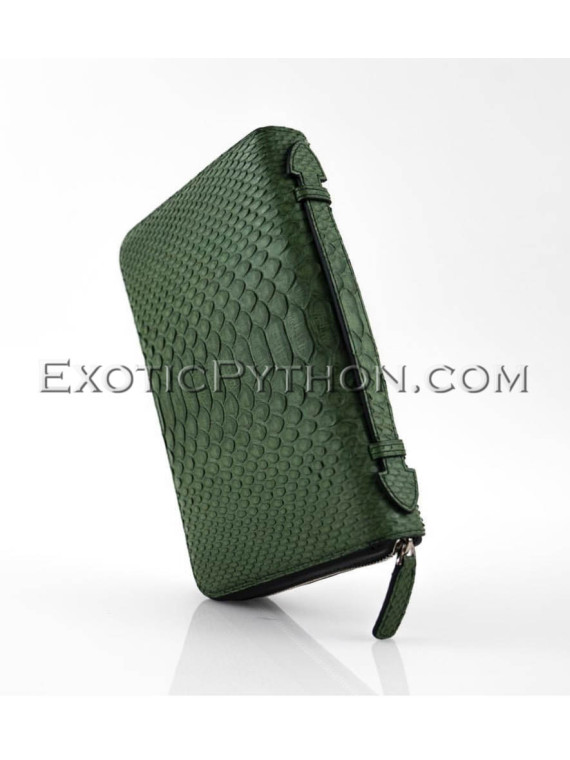 Snakeskin wallet green color WA-98