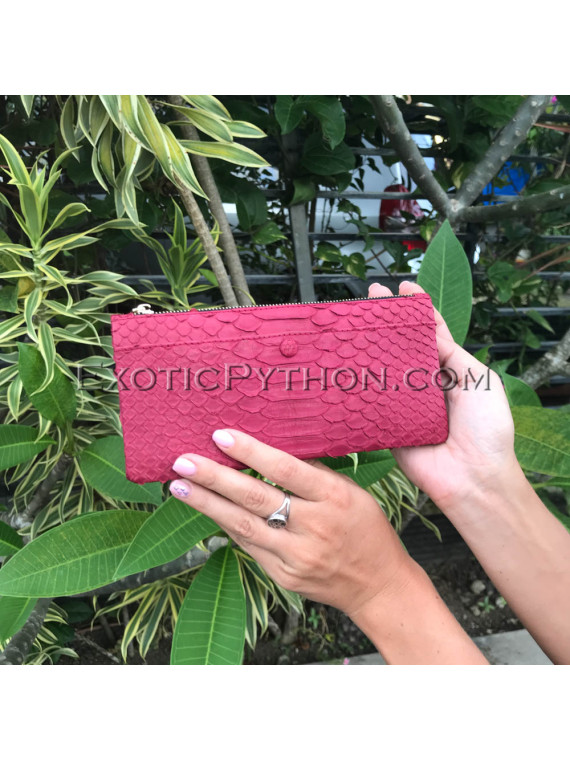 Red python leather wallet WA-99