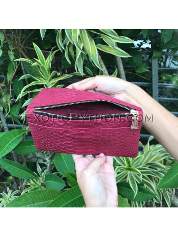 Red python leather wallet WA-99