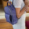 Python leather backpack BG-376