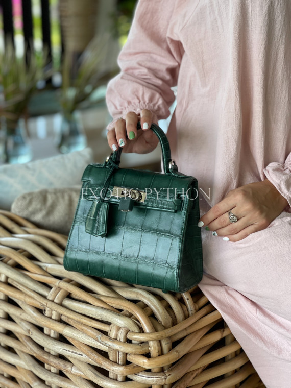 Crocodile leather bag BG-371