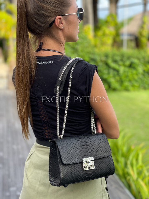 Snakeskin crossbody purse cl-325