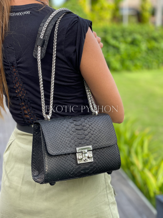 Snakeskin crossbody purse cl-325