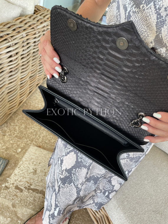 Classic python leather bag - BG-375