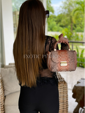 Snakeskin handbag BG-372