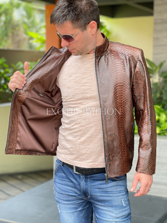 Men's Snakeskin Jacket JT-73