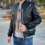 Men's crocodile and lambskin designer jacket JT-80