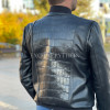 Men's crocodile and lambskin designer jacket JT-80