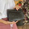 Crocodile leather purse CL-328