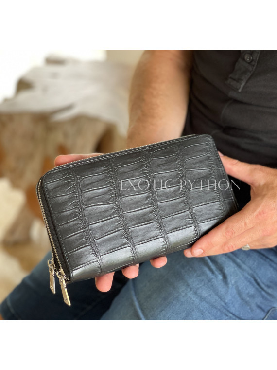 Crocodile leather wallet WA-120