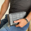 Crocodile leather wallet WA-120