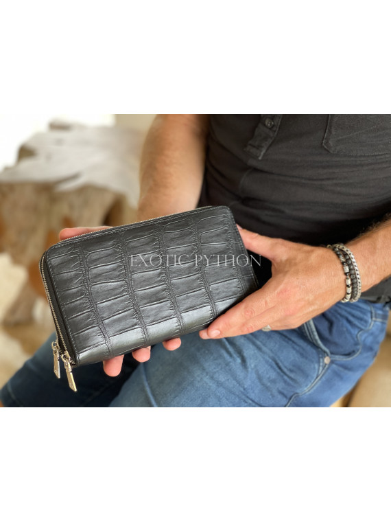 Crocodile leather wallet WA-120