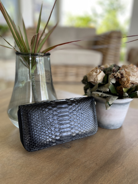 Snake leather wallet WA-126