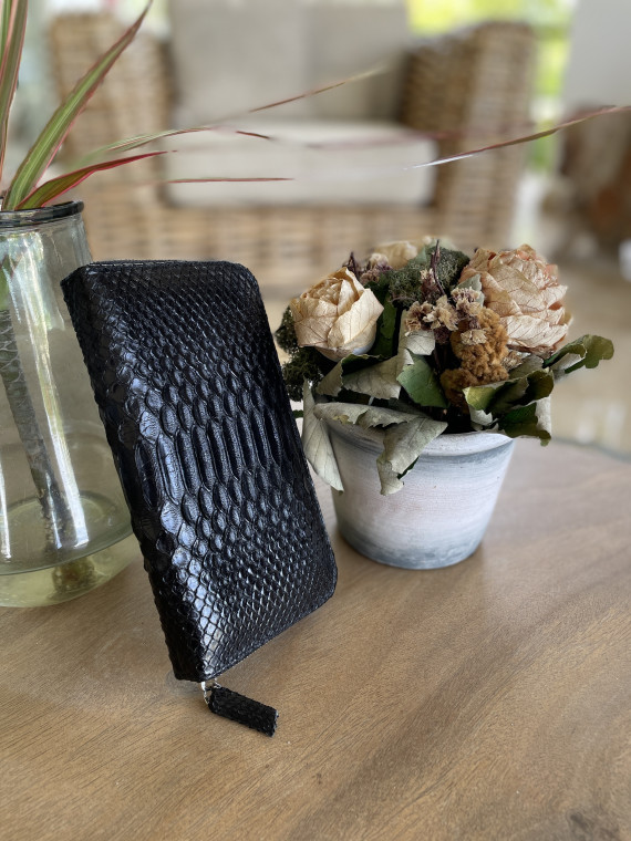 Snake leather wallet WA-126