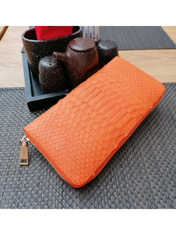 Python leather wallet WA-117