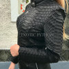 Women's snakeskin jacket  JT-101