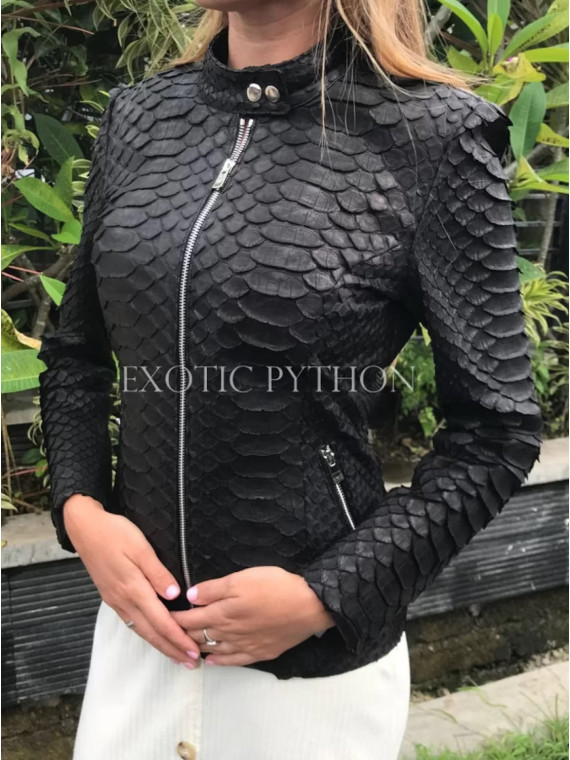 Women's snakeskin jacket  JT-101