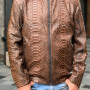 Men's snakeskin jacket JT-102