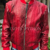Men's snakeskin bomber jacket JT-124