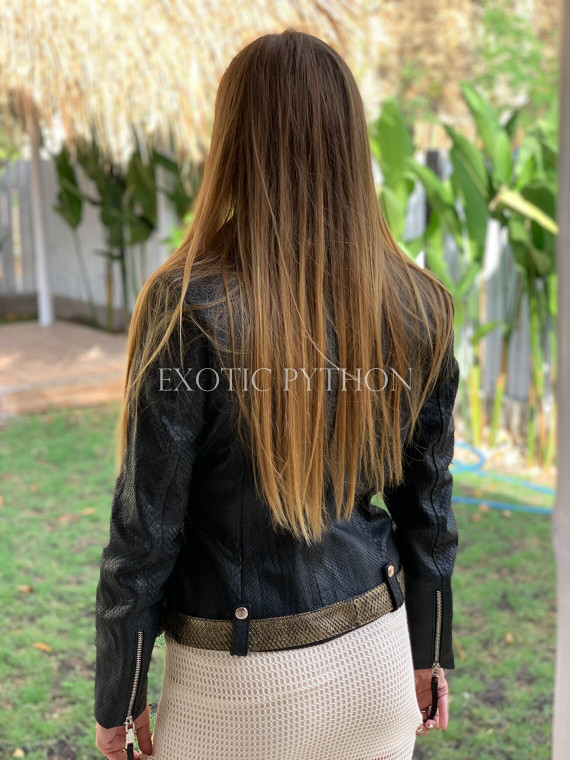 Women's snakeskin jacket JT-86