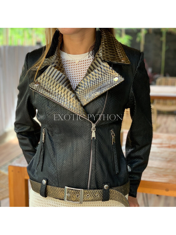 Women's snakeskin jacket JT-86