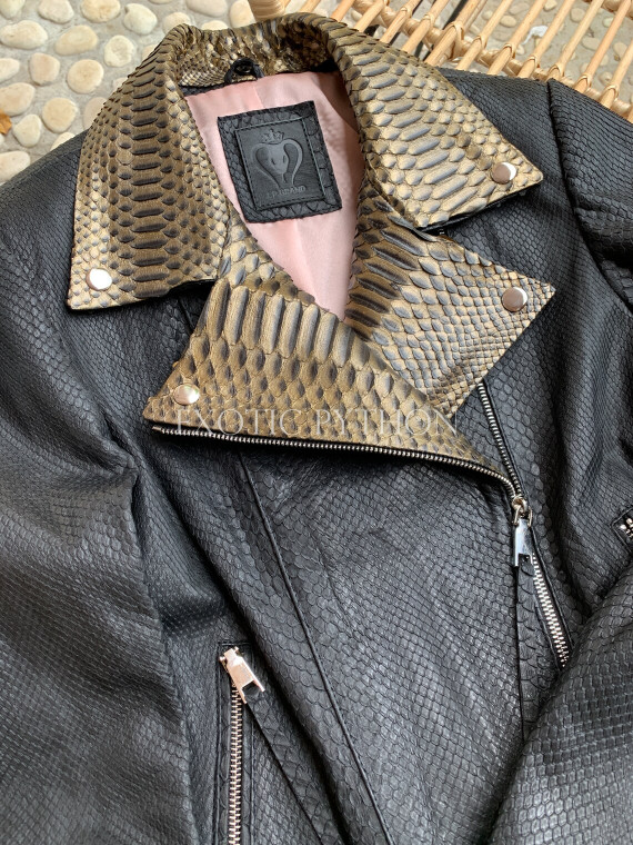 Women's snakeskin jacket JT-86